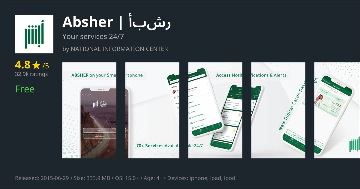 Absher | أبشر App Reviews – Features, Alternatives & User Ratings