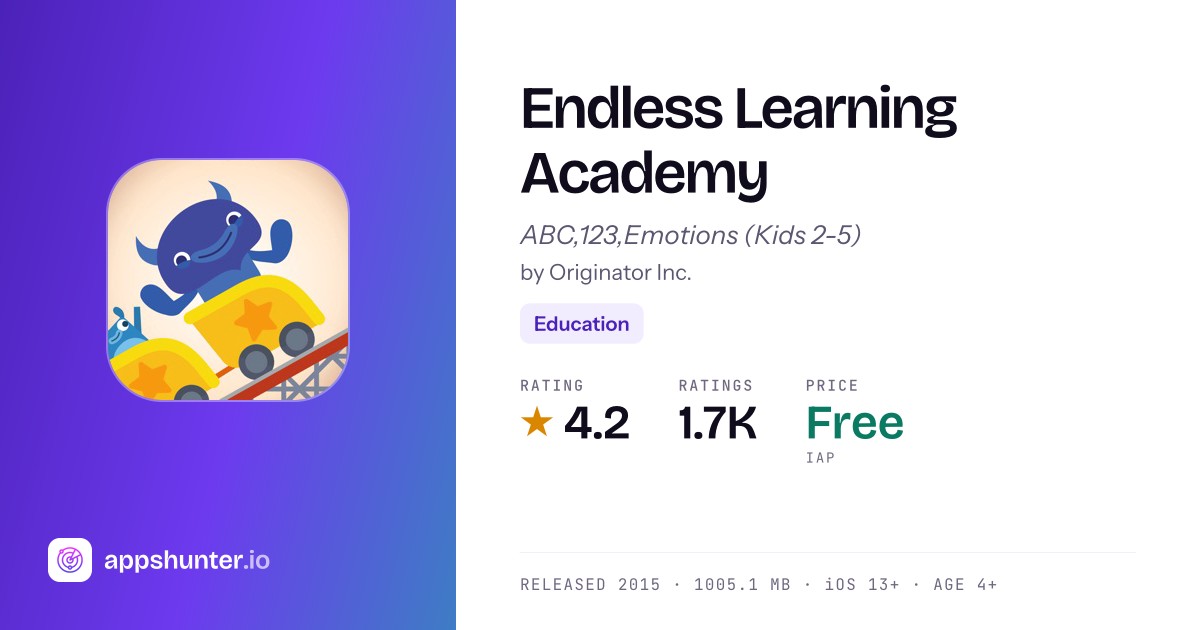 Endless Learning Endless Learning Academy app for iPhone — Download