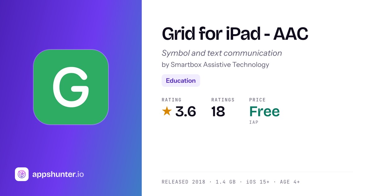 Grid for iPad app for iPad — Download