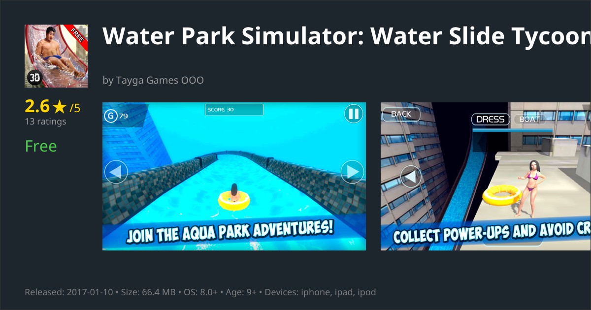 Water Park Simulator game