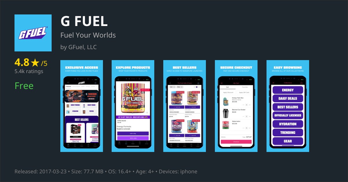 G FUEL App Reviews – Features, Alternatives & User Ratings