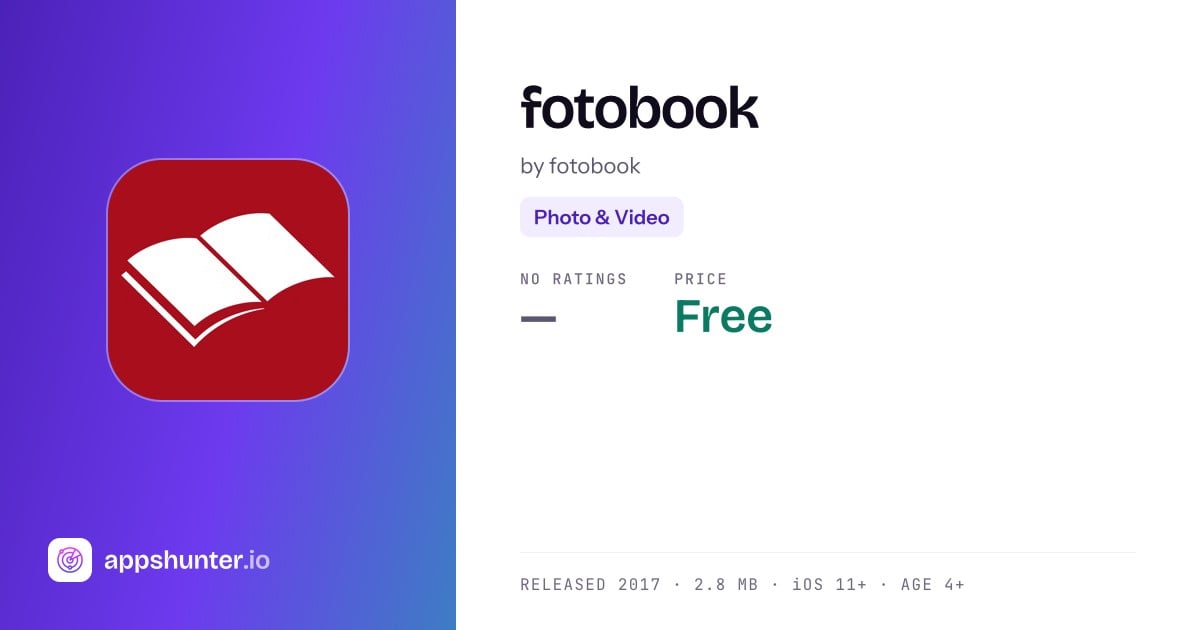 fotobook app for iPhone — Download