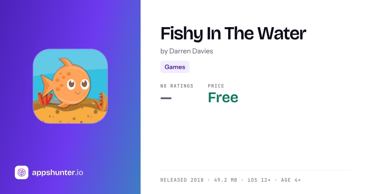 Fishy In The Water game