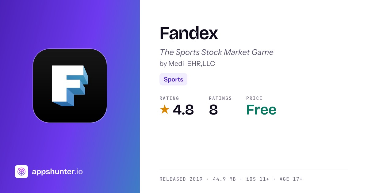 Fandex app for iPhone — Download