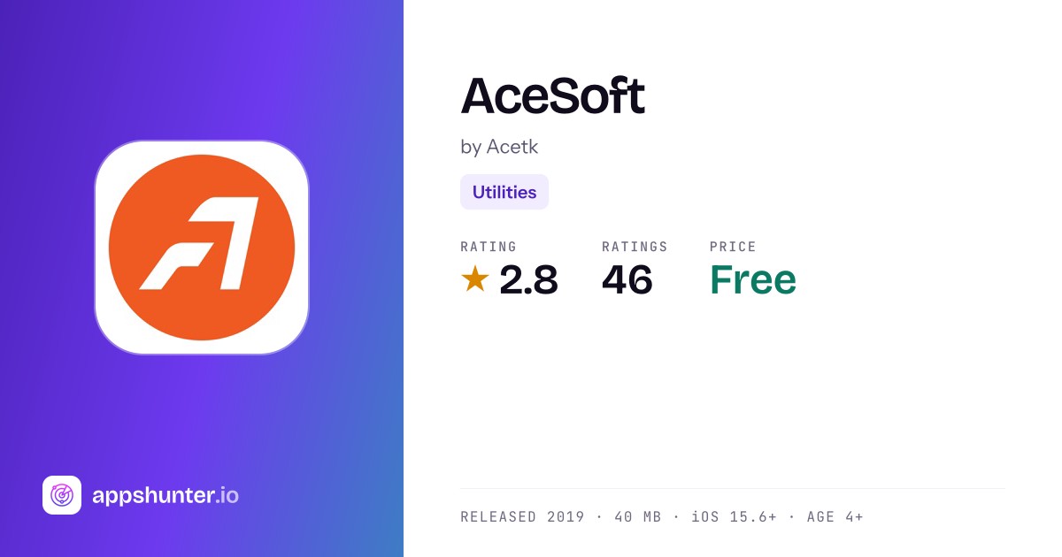 AceSoft App Reviews – Features, Alternatives & User Ratings