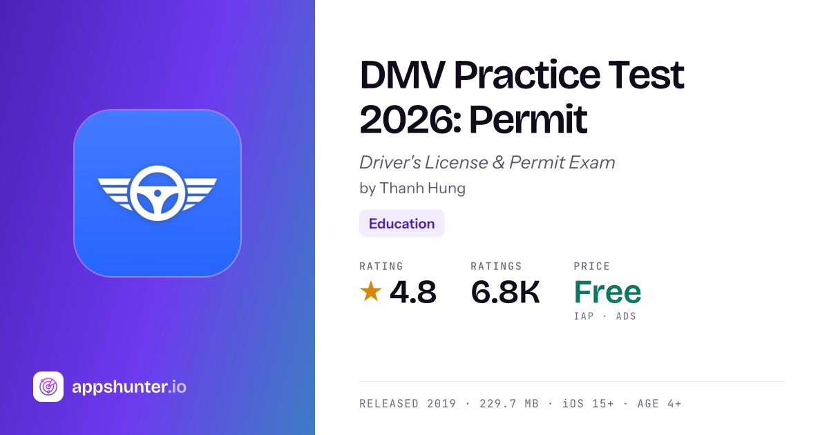 DMV Practice Test 2026 - Driver's License Permit Exam Prep
