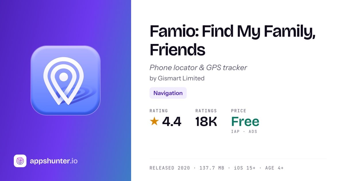 Famio app for iPhone — Download