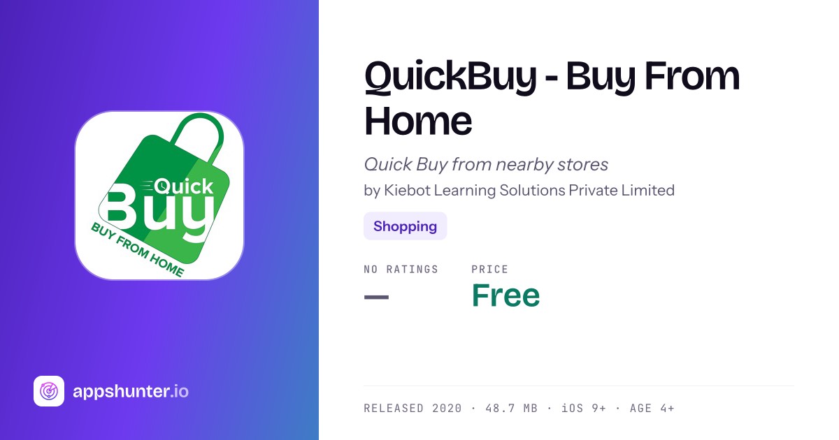 QuickBuy App Reviews – Features, Alternatives & User Ratings