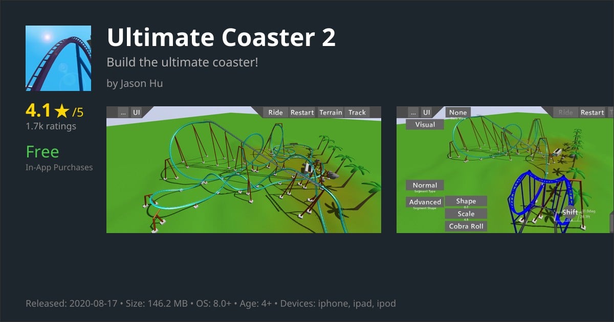 Ultimate Coaster 2 - Build & Ride Roller Coasters