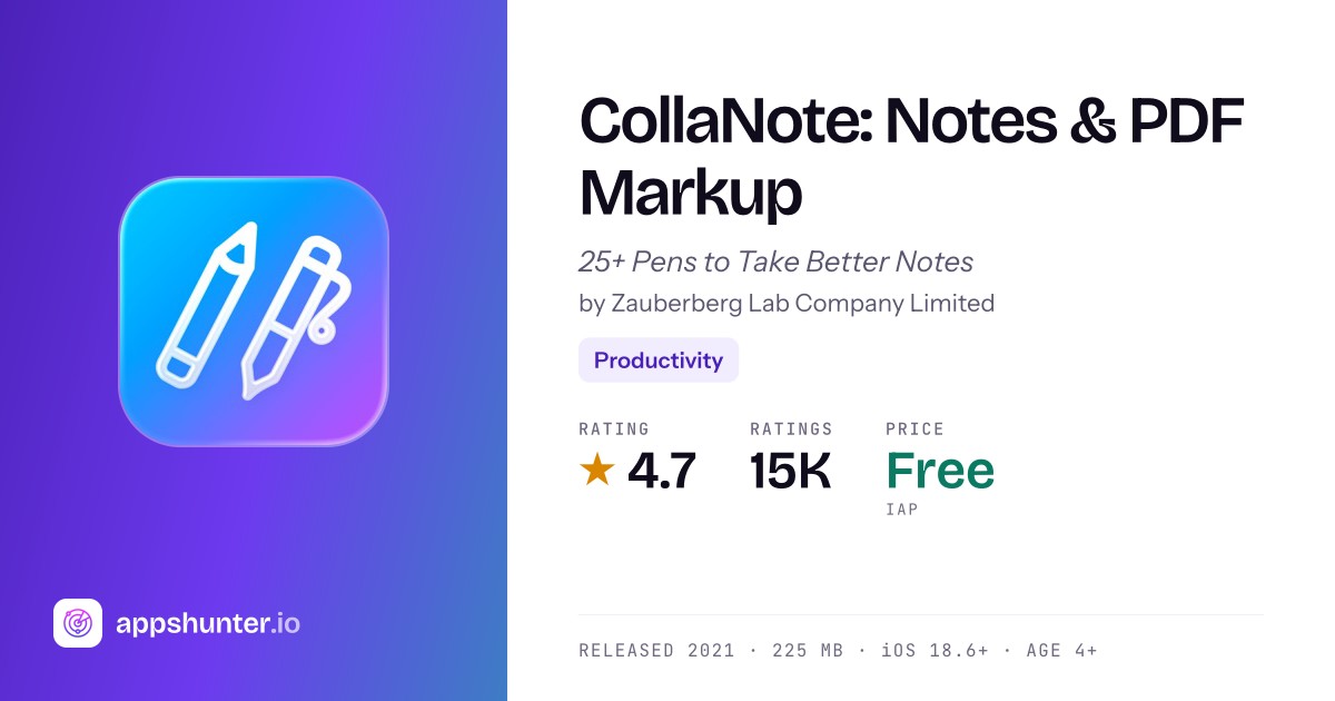 CollaNote app for iPhone — Download