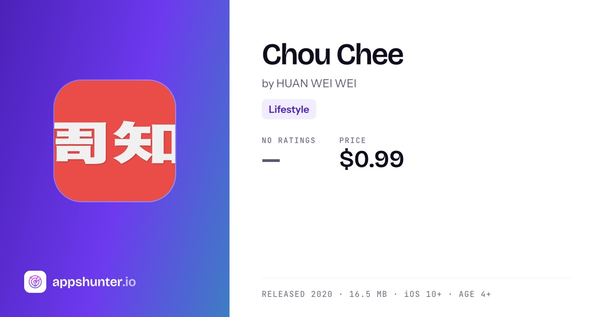Chou Chee app