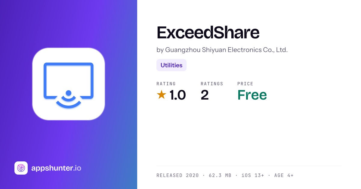 ExceedShare app for iPhone — Download