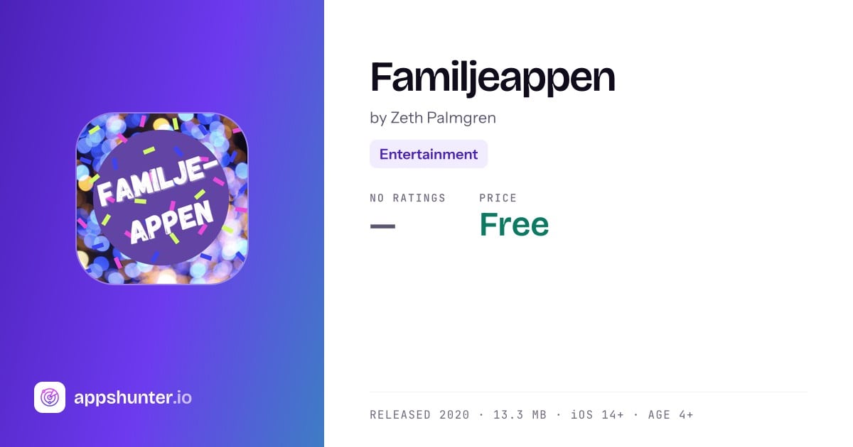 Familjeappen app