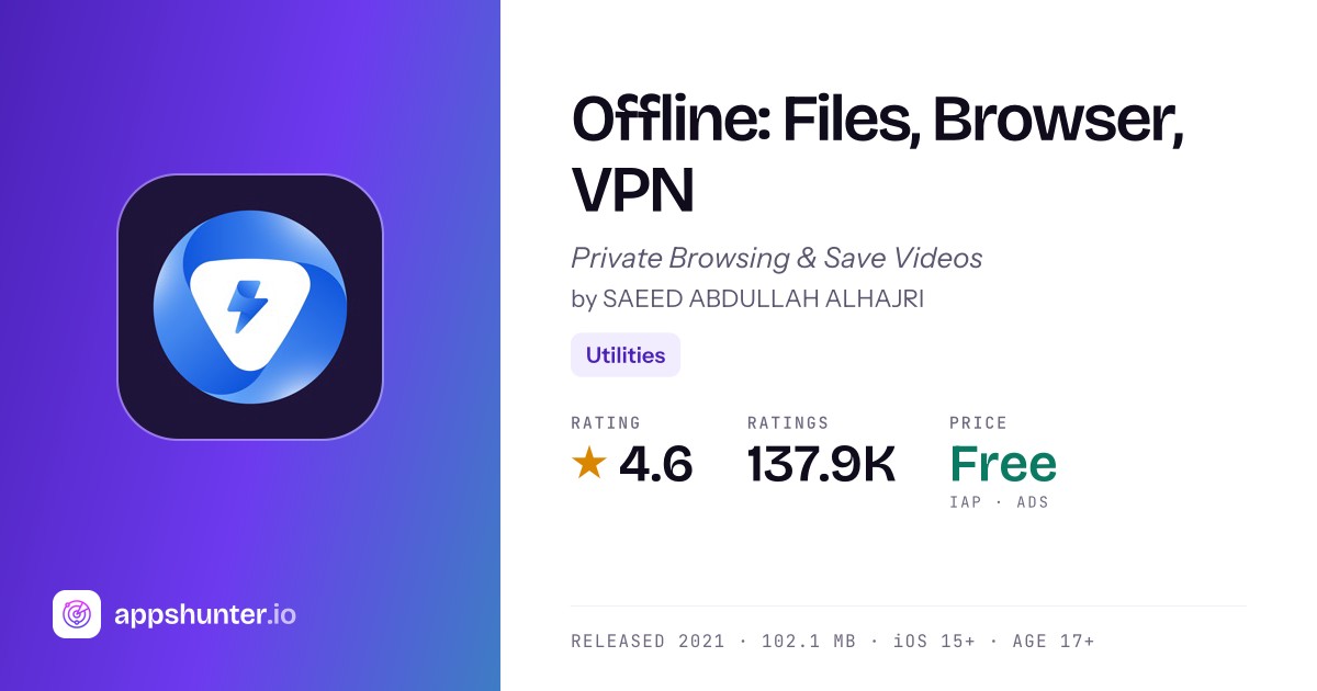 Offline Files Browser Vpn Offline App Reviews – Features, Pricing & User Ratings