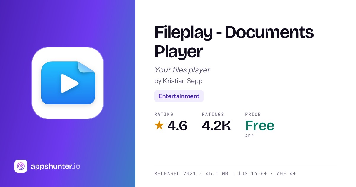 Fileplay app for iPhone — Download