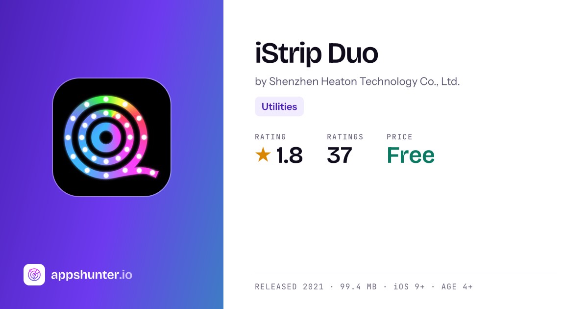 iStrip Duo - Light Bar Controller, Music Sync | AppsHunter