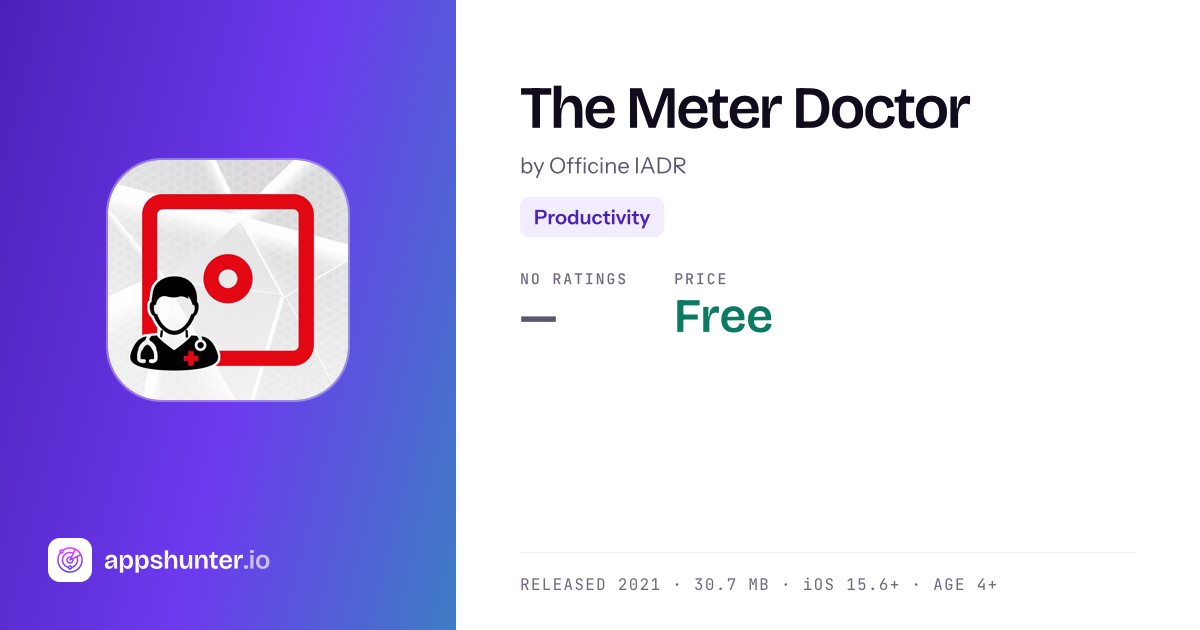 The Meter Doctor App Reviews – Features, Alternatives & User Ratings