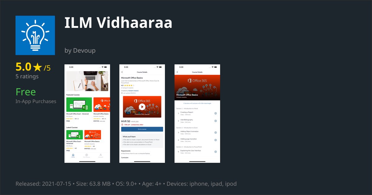ILM Vidhaaraa App for iPhone - Download
