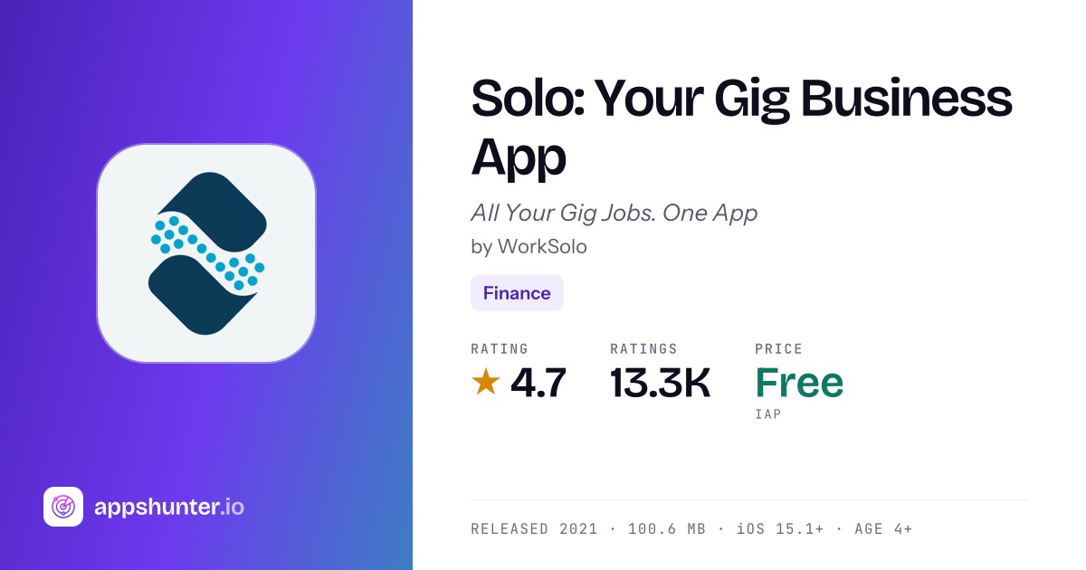 Solo app for iPhone — Download