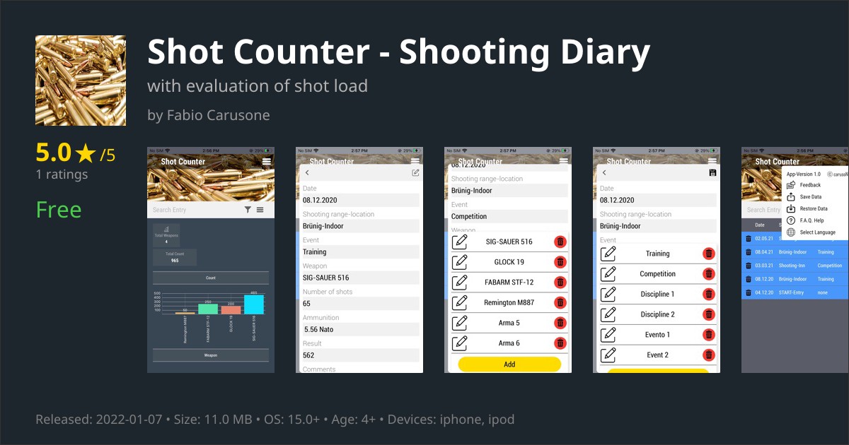 Shot Counter App Reviews – Features, Alternatives & User Ratings