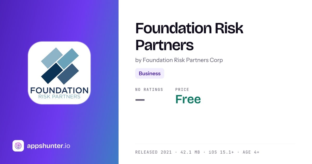 Foundation Risk Foundation Risk Partners App Reviews – Features, Alternatives & User ...