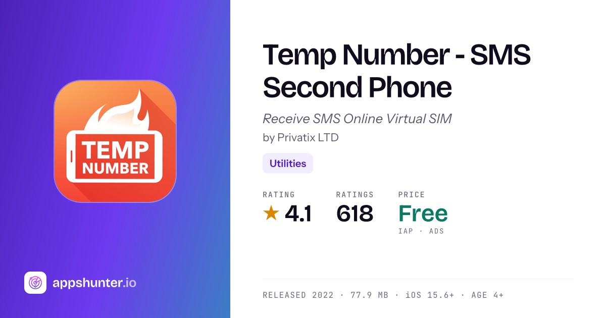 Temp Number App Reviews – Features, Pricing & User Ratings