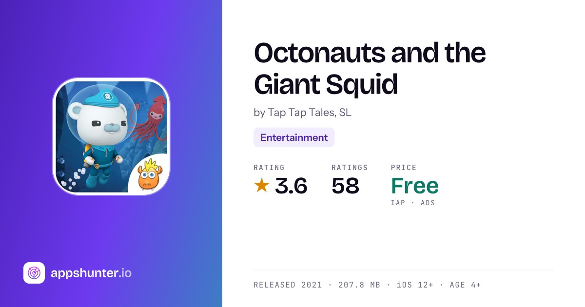 Octonauts and the Giant Squid - Kids Educational Game