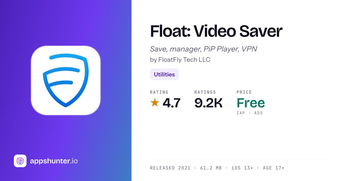 Float app for iPhone — Download