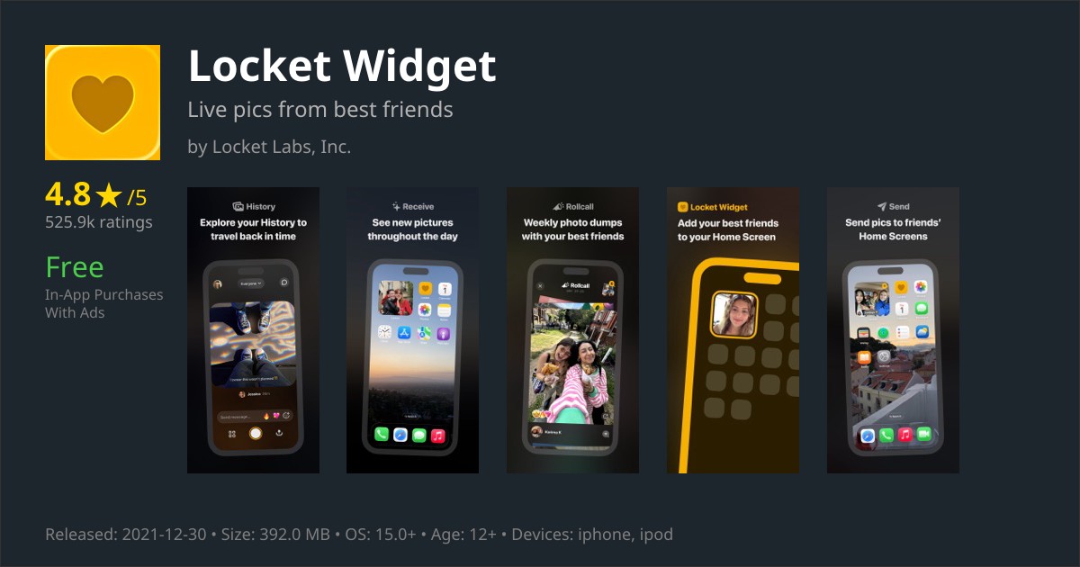 Locket Widget App Reviews – Features, Pricing & User Ratings