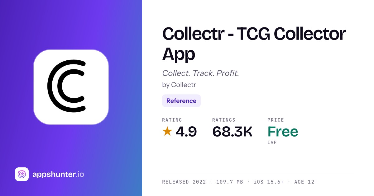 Collectr app for iPhone — Download