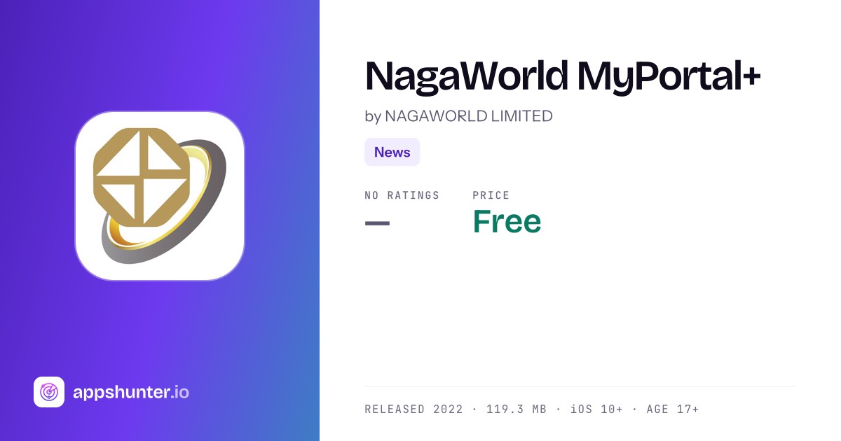 NagaWorld MyPortal+ app
