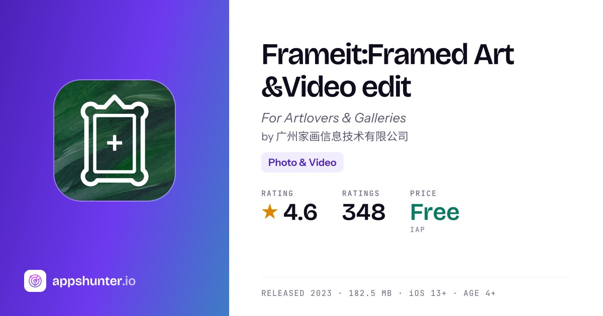 Frameit app for iPhone — Download