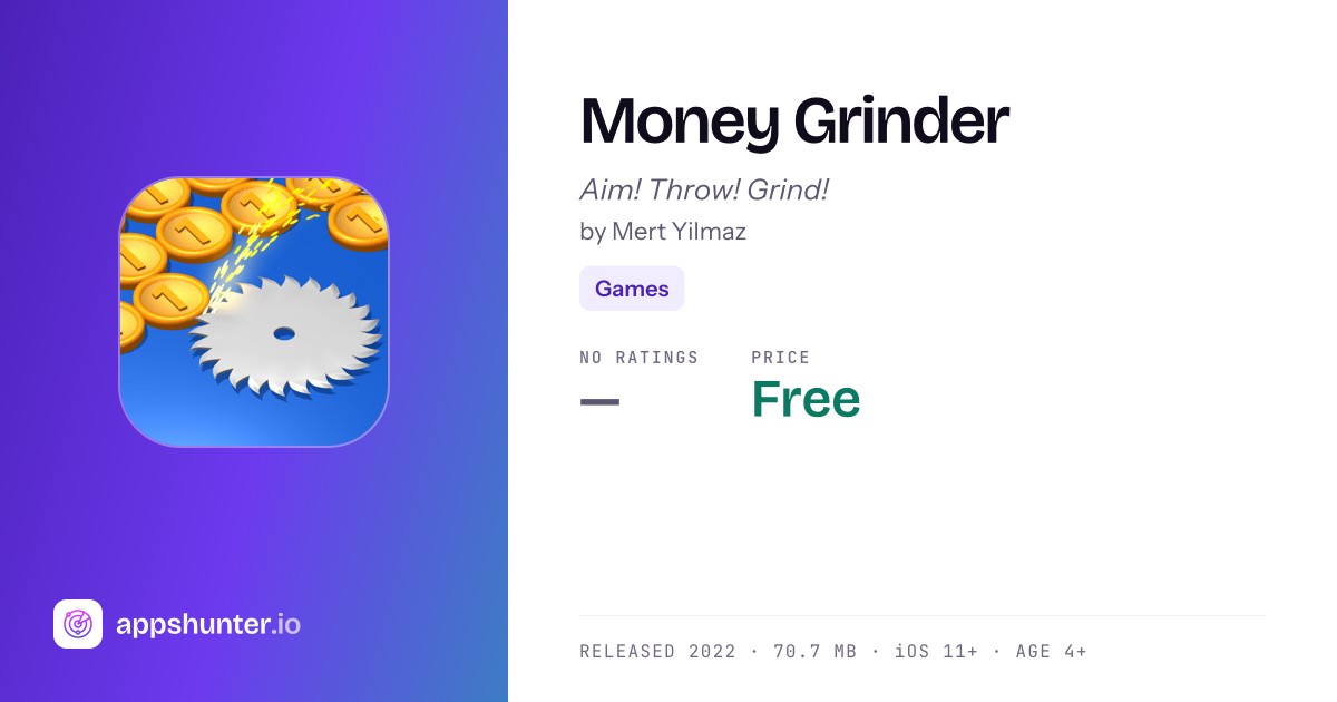 Money Grinder game