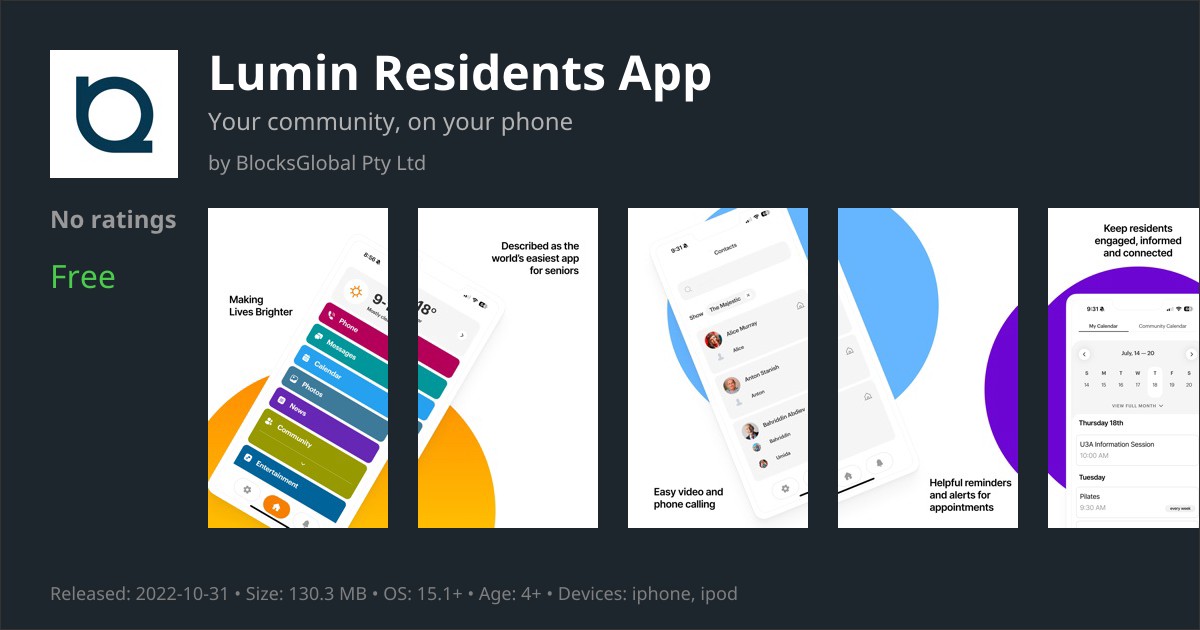 Lumin Residents App App Reviews – Features, Alternatives & User Ratings