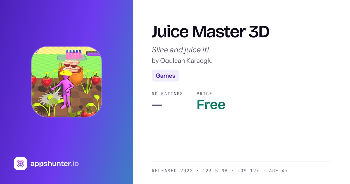 Juice Master 3D Game Reviews – Features, Alternatives & User Ratings