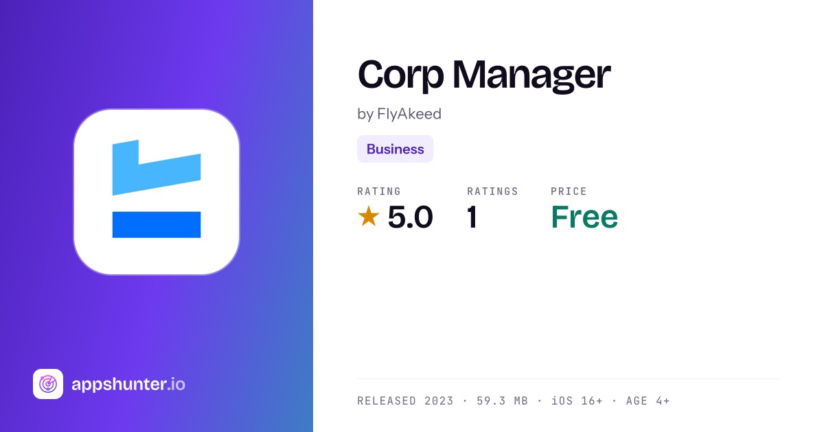 Corp Manager App Reviews – Features, Alternatives & User Ratings