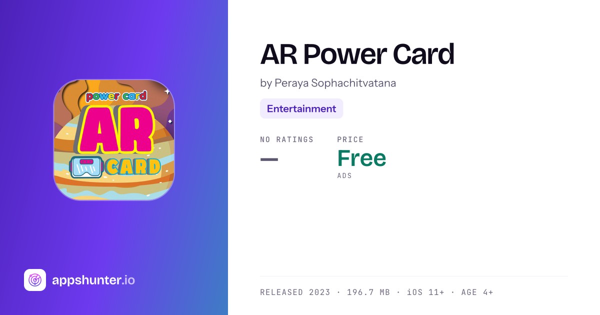 AR Power Card app for iPhone — Download