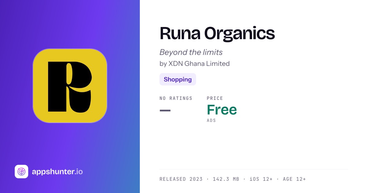 Runa Organics App Reviews – Features, Alternatives & User Ratings