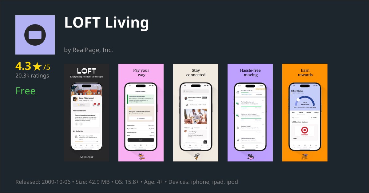 LOFT Living App Reviews – Features, Alternatives & User Ratings
