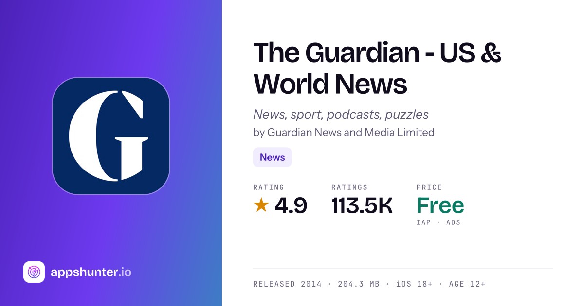The Guardian app for iPhone — Download