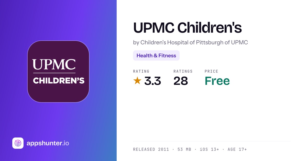 UPMC Children's - Pediatric Care & Health Management