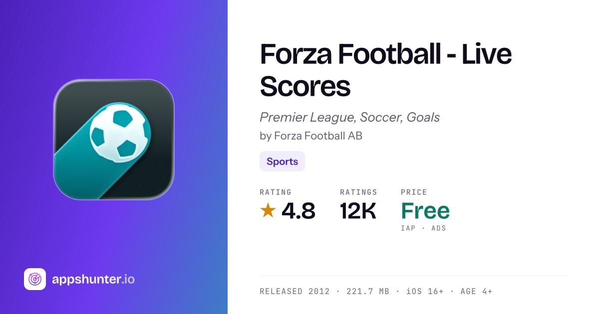 Forza Football app for iPhone — Download