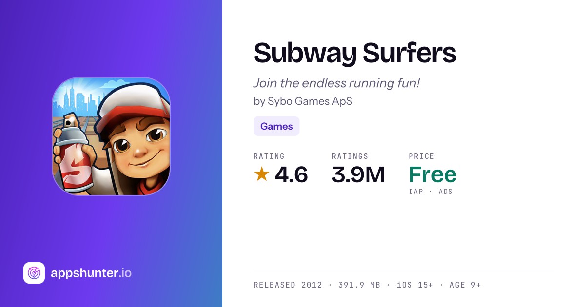 Subway Surfers - Endless Runner Game