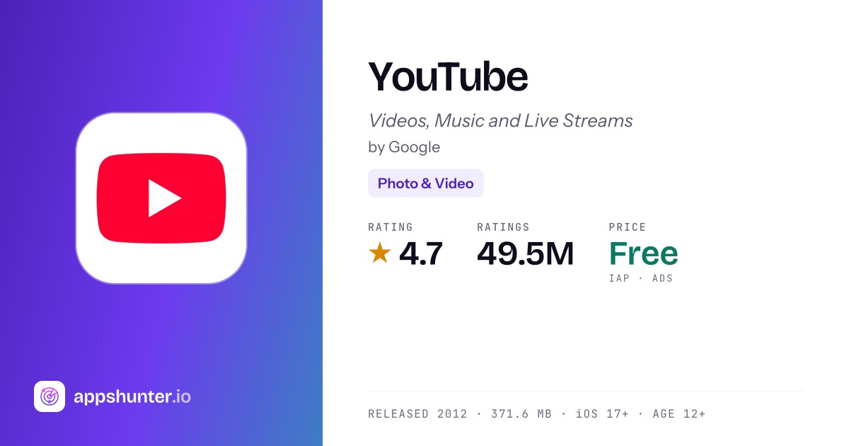 YouTube app for iPhone — Download