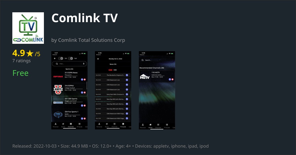 Comlink TV App Reviews – Features, Alternatives & User Ratings