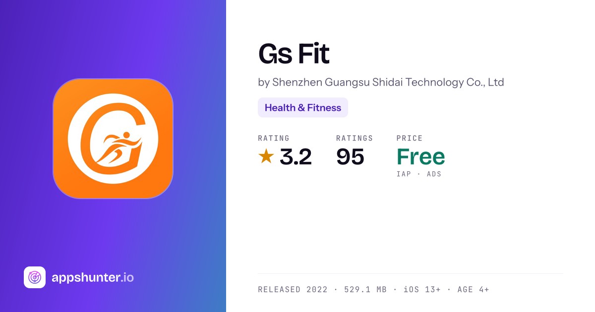 Gsf App Gs Fit app for iPhone — Download