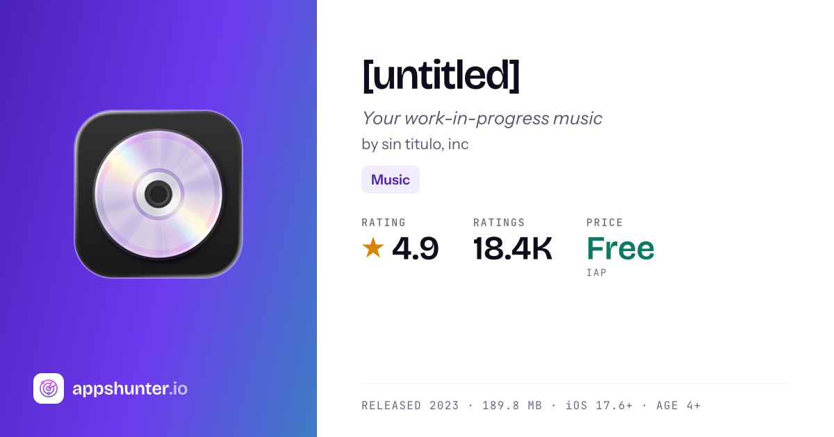 [untitled] app for iPhone — Download