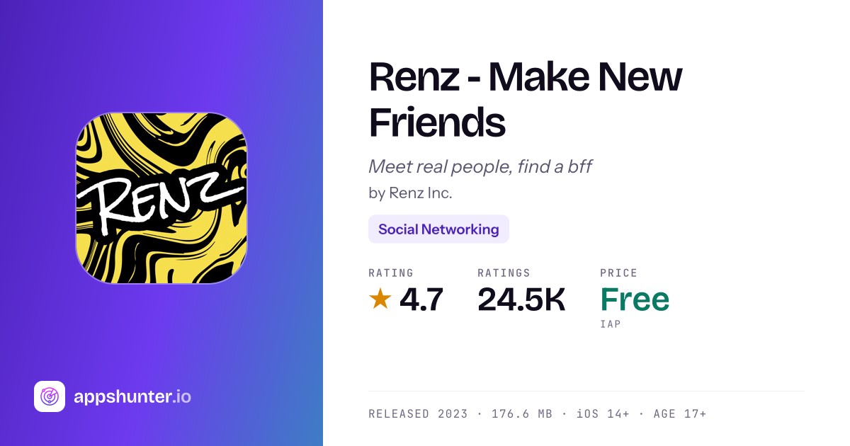High Renz App Renz app for iPhone — Download
