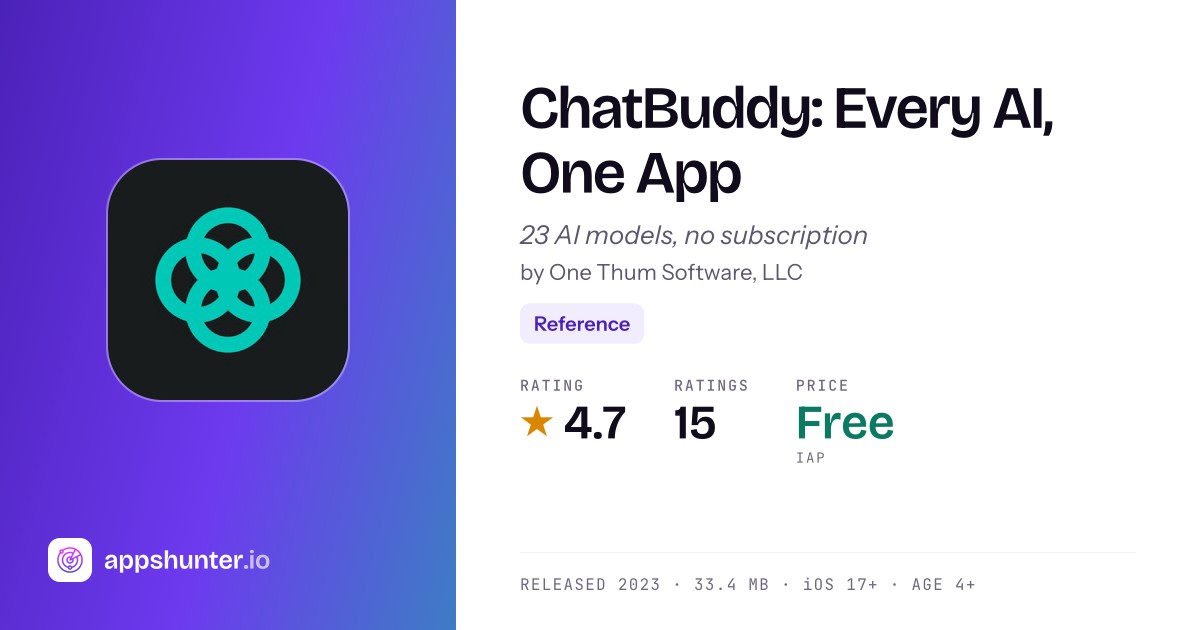 ChatBuddy app for iPhone — Download