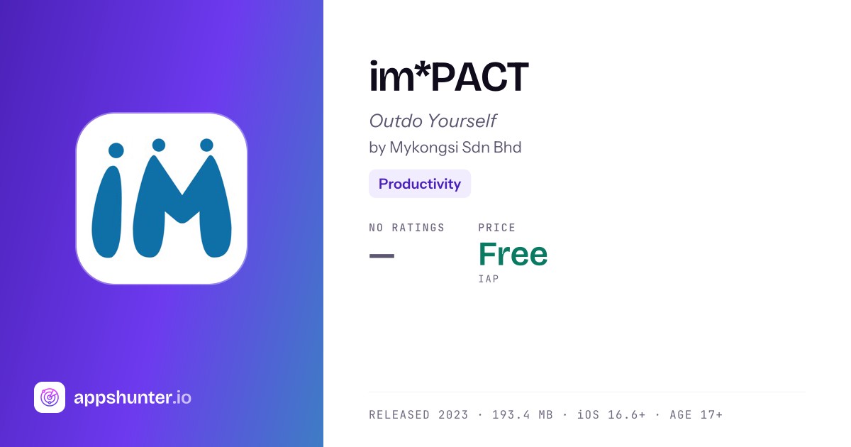 im*PACT App for iPhone - Download
